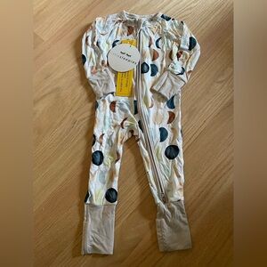 Little Sleepies Celestial Pattern Baby Footie 3-6 Mo